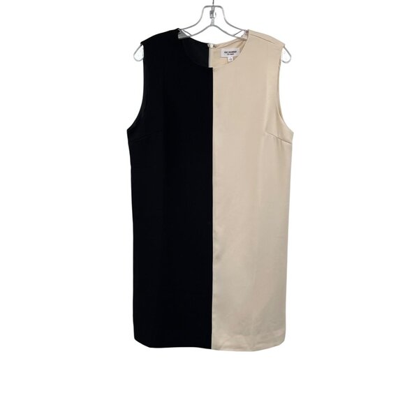 ee:some Dresses & Skirts - ee:some Womens Colorblock Shift Dress Sleeveless Black/Cream Size Large New